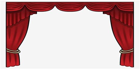 Red Satin Show Stage Curtain, Curtain, Illustration, Red Curtain PNG ...