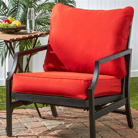 Greendale Home Fashions Outdoor Solid Deep Seat Cushion Set