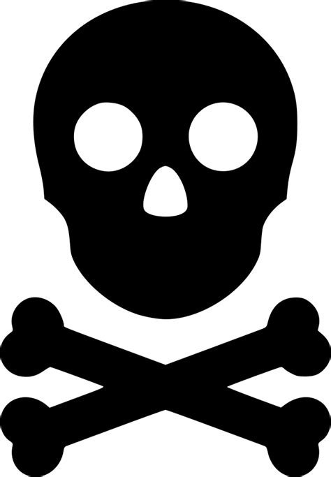 Download skull png free icons and png images. Skull Toxic Pirate Danger Bones Svg Png Icon Free Download (#493527) - OnlineWebFonts.COM