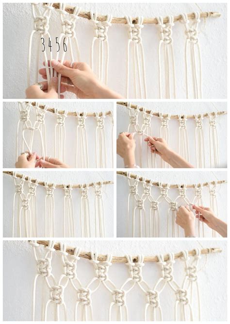 40 awesome diy macrame projects. Interior: Super Easy DIY Macrame Wall Hanging Tutorial ...