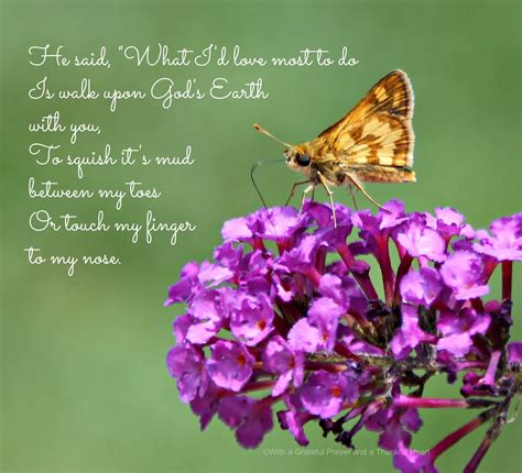 Yesterday A Butterfly Grateful Prayer Thankful Heart