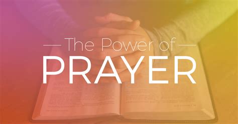 The Power Of Prayer Sermon Series Ellettsville Christian