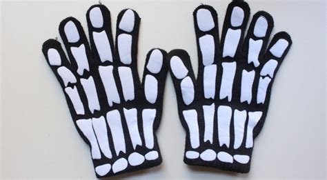 Tutorial Diy Skeleton Gloves Sewing
