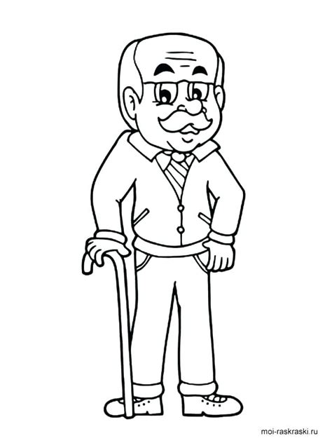 Happy birthday grandpa coloring pages printable. Grandfather Coloring Pages at GetColorings.com | Free ...