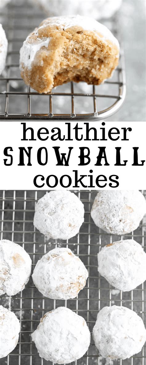 easy snowball cookies recipe erin lives whole