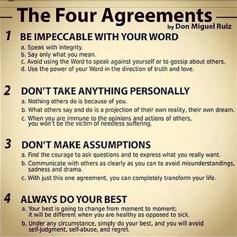 The Grazing Ground The Four Agreements By Don Miguel Ruiz The Four