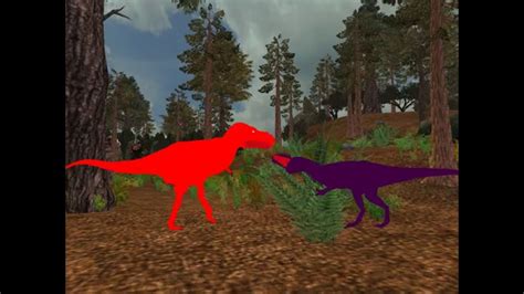 T Rex Vs Allosaurus Pivot Youtube