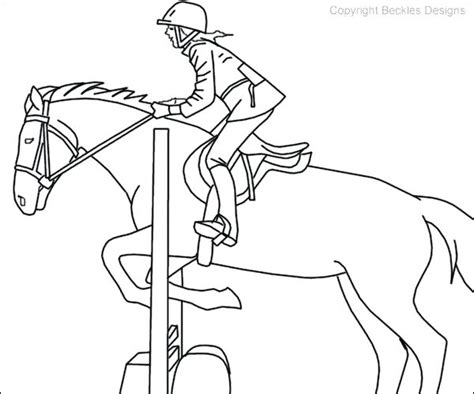 Horse Jumping Drawing at GetDrawings | Free download