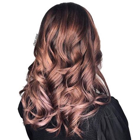 Rose Brown Hair Is The Prettiest Spring Trend For Brunettes Fashionisers
