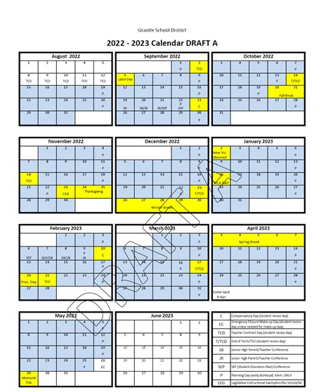 Suu Calendar 2022 2023 Printable Template Calendar