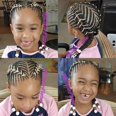 If you have been frantically searching google for adorable hairstyles for kids with short natural hair, then look no further! Incredible 20 Designs of Cornrows for Kids | New Natural ...