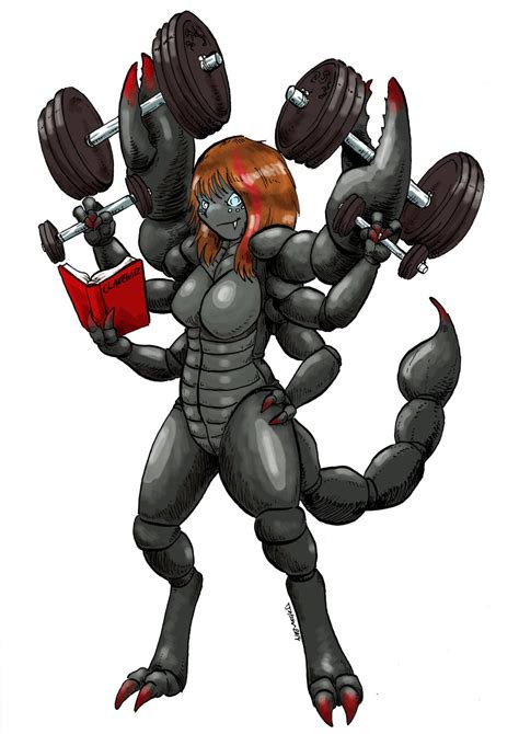 Scorpion Lady By Cervelet On Deviantart