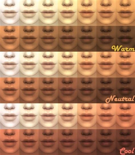 Maxis Match Skintones V2 By Kitty25939 At Mod The Sims