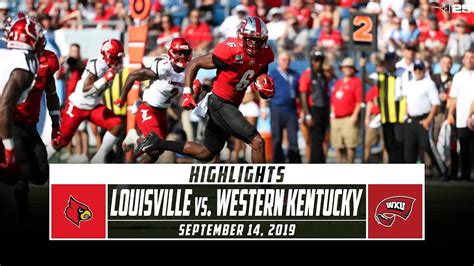 Louisville Vs Western Kentucky Football Highlights 2019 Stadium