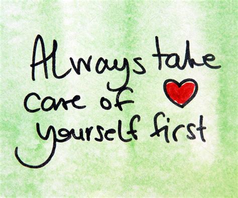 Always Take Care Of Yourself First — Stock Photo