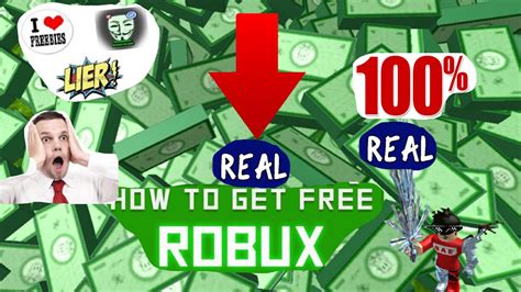 How To Get Free Robux 100 Real Youtube