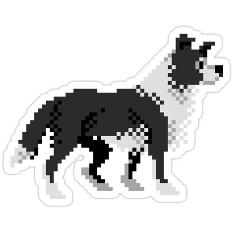 Border Collie Stickers By Maxine Penders Redbubble