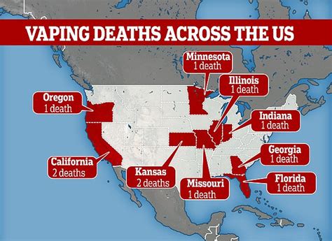 tenth vaping death reported across the u s as latest fatality is revealed to be a nicotine