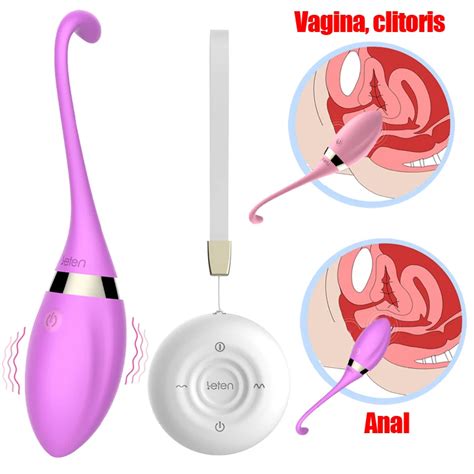 Leten Sex Product Vibrator Usb Direct Charged G Spot Vibrating Egg Anal Butt Plugs Clitoris
