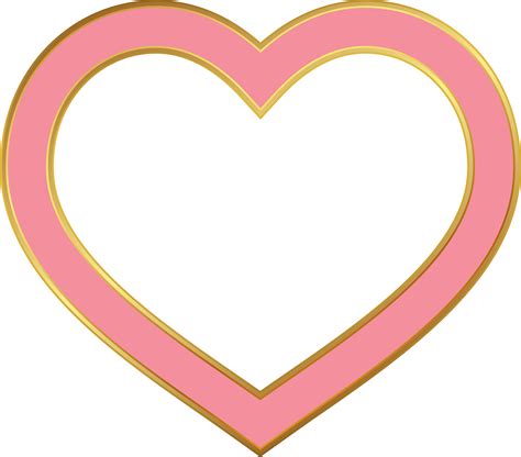 Heart Border Png Clipart Full Size Clipart 5568524 Pinclipart