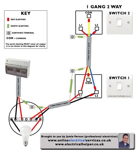 Two Way Lighting Circuit Diagram Comvt For Light Switch 2 Way Wiring Diagram Fuse Box And
