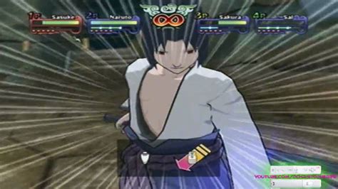 Sasuke Vs Team 7kakashi Naruto Shippuden Clash Of Ninja Revolution