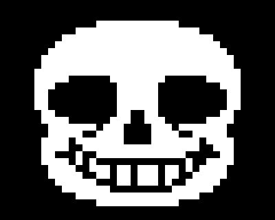 His heats are a month long and they happen twice a year. Sans (Head) (No Eyes) | Pixel Art Maker