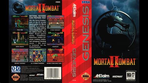 Mortal Kombat Ii Sega Genesis Sub Zero Youtube