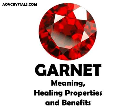 Garnet Meaning Healing Properties And Benefits Aov Crystals