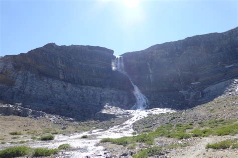Bow Glacier Falls Waterfall