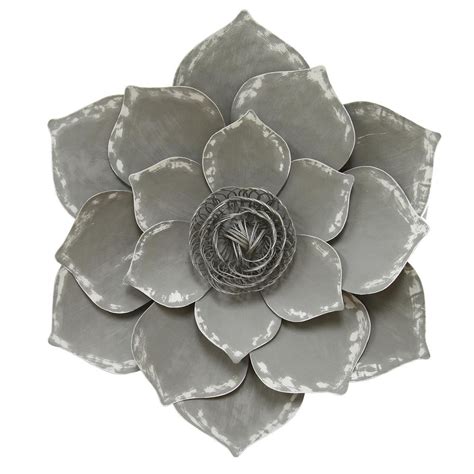 20 Inspirations Of 2 Piece Multiple Layer Metal Flower
