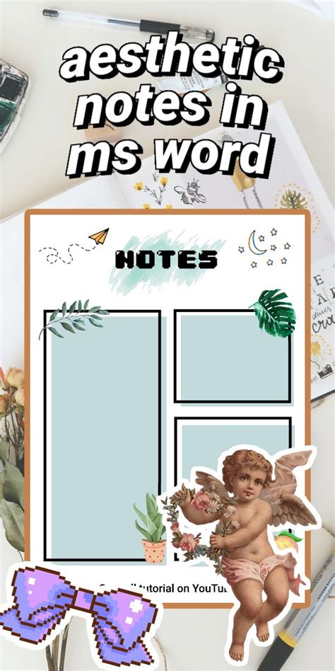 How To Make Aesthetic Notes Ideas In Microsoft Word Word Template