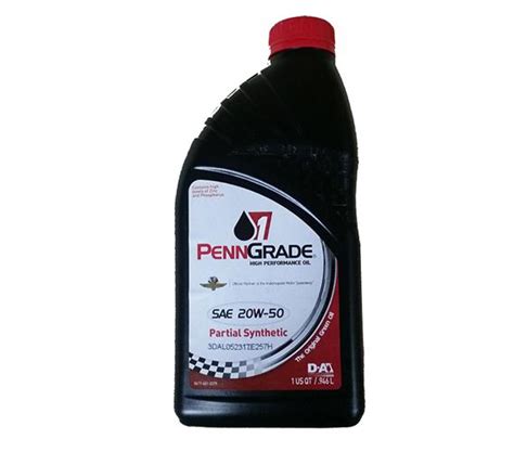 PennGrade Brad Penn Semi-Synthetic 20W50 Motor Oil, 1 Quart - Circle