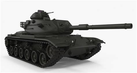Main Battle Tank M60 Patton Rigged 3d Model 3d Molier International