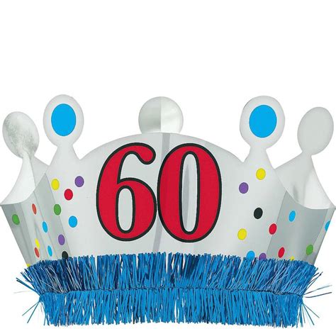 60th Birthday Crown 8in X 5 12in Party City Kids Birthday Party