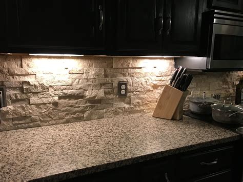 Adding Elegance To Your Kitchen With Stacked Stone Backsplash Tile