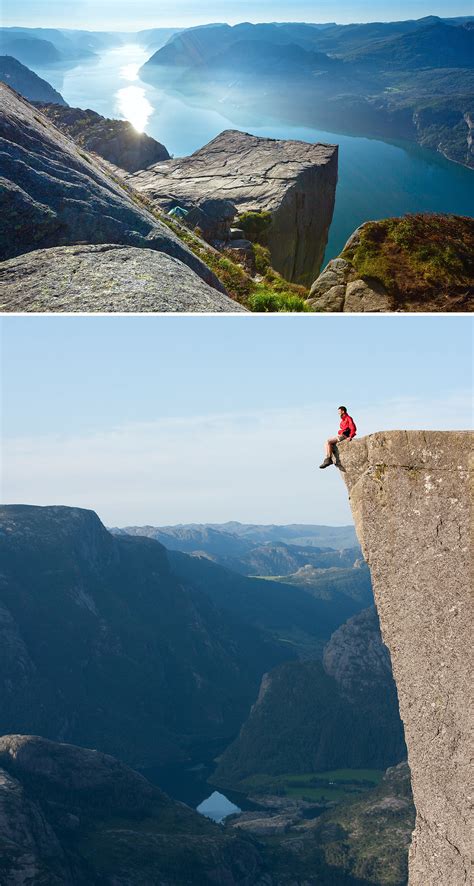 Sit On The Edge Of Preikestolen In Norway 83 Travel