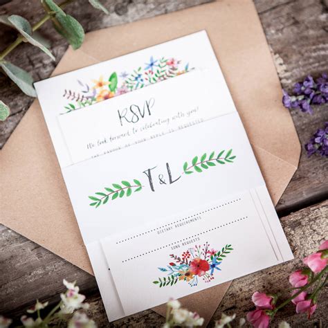 Blooming Colourful Wedding Stationery By Emmy Designs