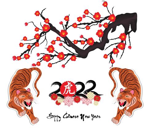 Happy Chinese New Year Year Of The Tiger Lunar New Year Banner