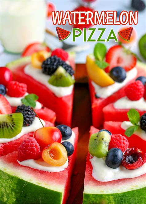 Watermelon Pizza The Ultimate Summer Snack Mom On Timeout