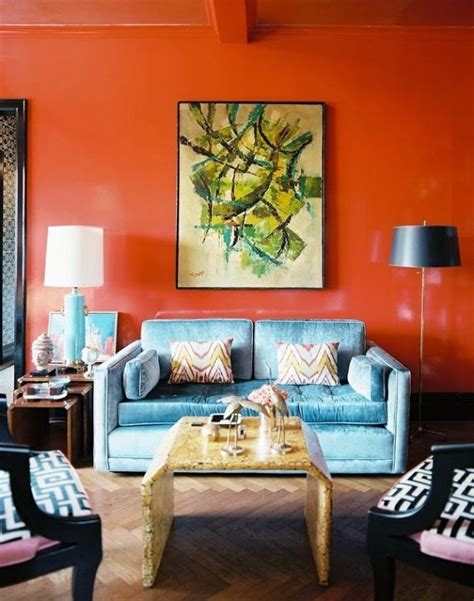7 Orange Living Room Design Ideas And Color Cobinations