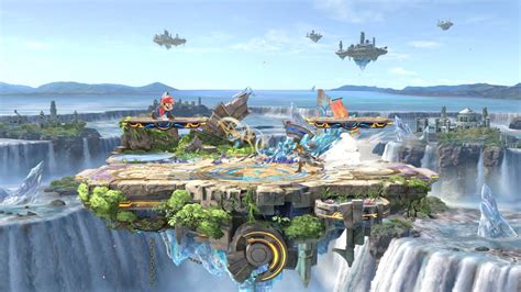 A Closer Look At The Small Battlefield Stage In Super Smash Bros