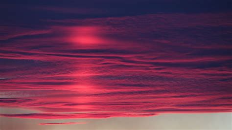 Wallpaper Red Sky Pink Clouds 4k Nature 15281