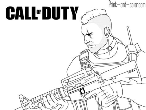 Free Printable Coloring Pages Call Of Duty Black Ops 3