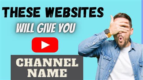 How To Choose Best Youtube Channel Name Cool Youtube Names Youtube