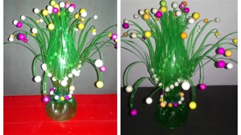 Easy Diy Make Empty Plastic Bottle Vase Making Craft Water