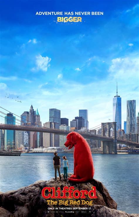 See The Official Poster And Teaser Trailer For Clifford The Big Red Dog