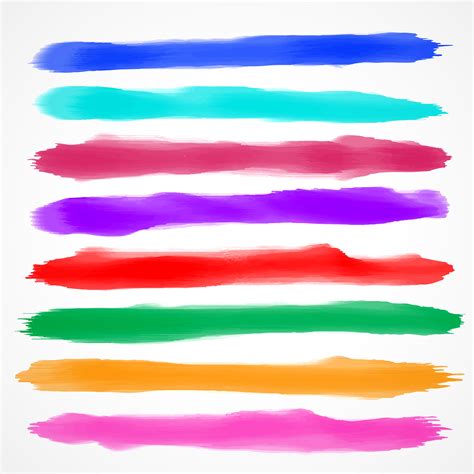 Watercolor Brush Strokes Free Vector Art 4589 Free Downloads