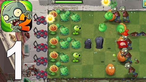Plants Vs Zombies 2 Gameplay Walkthrough Part 1