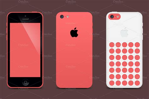 Iphone 5c Psd Pack ~ Product Mockups On Creative Market